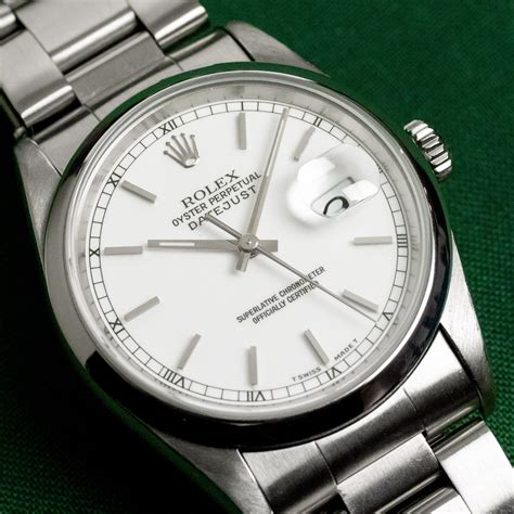 rolex datejust 16200 white|rolex datejust 16200 price.